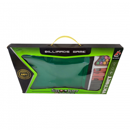 Jocuri - Joc masa de biliard cu plansa catifelata, snooker, pentru copii
