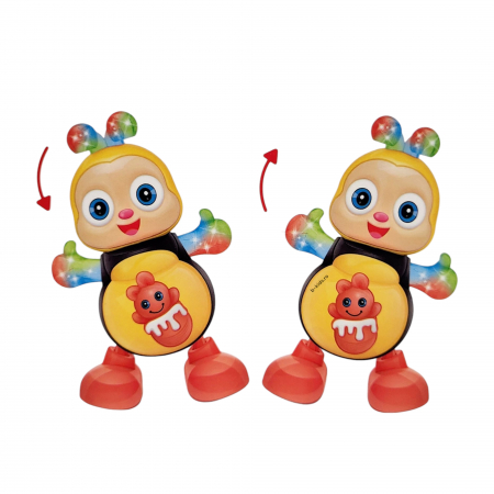 Jucarie Albinuta Dansatoare, Happy Bee, lumineaza, danseaza, canta. [2]