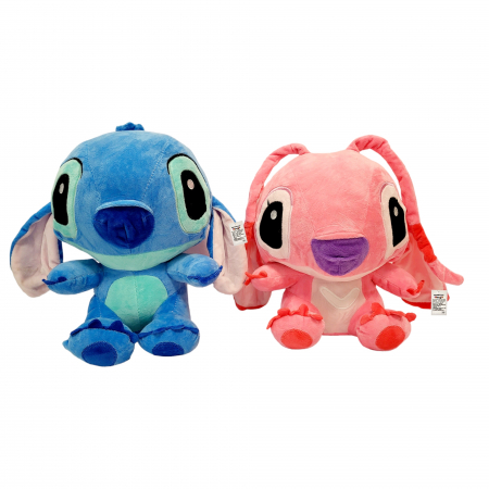 Jucarie de plus mare Angel Stitch & Zenuk Stitch personaj din Lilo Sritch,  35 cm [4]