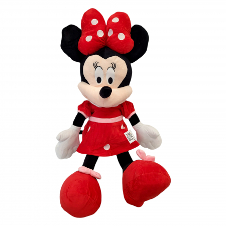 Jucarie de plus mare Minnie Mouse personaj, 80 cm, rosie [1]