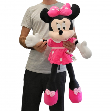 Jucarie de plus mare Minnie Mouse personaj, 80 cm, roz [2]