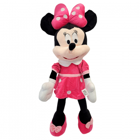 Plusuri mari - Jucarie de plus mare Minnie Mouse personaj, 80 cm, roz