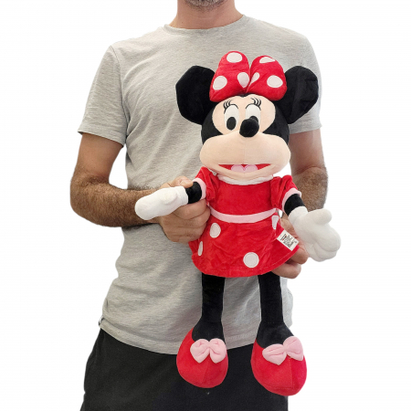 Jucarie de plus Minnie Mouse personaj, 40 cm, rosie [3]