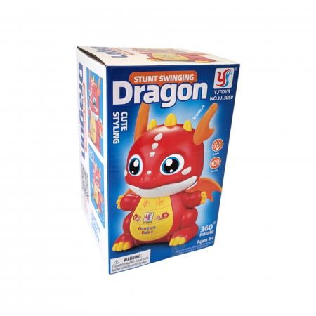 Jucarie draguta Dragon, lumineaza, merge, canta se rotește [3]