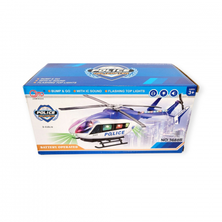 Jucarie Elicopter mare politie cu lumini si sunete, 35 cm [1]