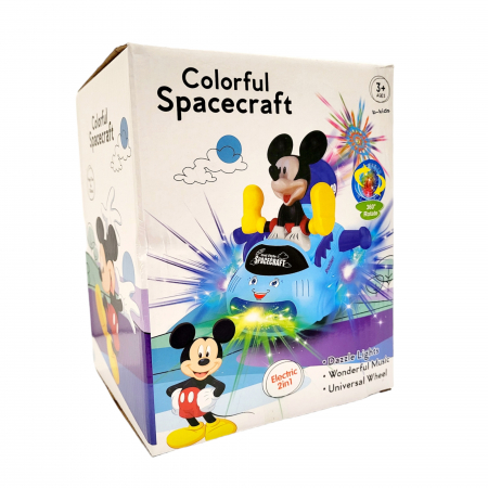 Jucarie Colorful Spacecraft - Mickey Mouse cu sunete si lumini 3D [2]
