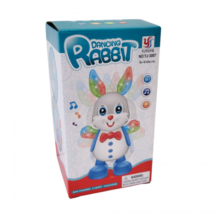 Jucarie Iepure Dansatoar, Dancing Rabbit, lumineaza, danseaza, canta. [5]