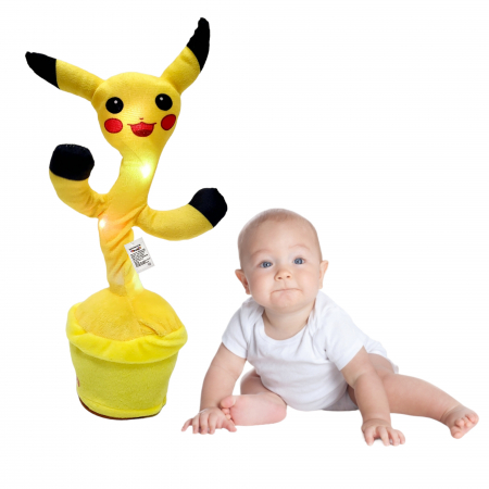 Jucarie interactiva Pikachu tip cactus, canta, danseaza, imita. [2]
