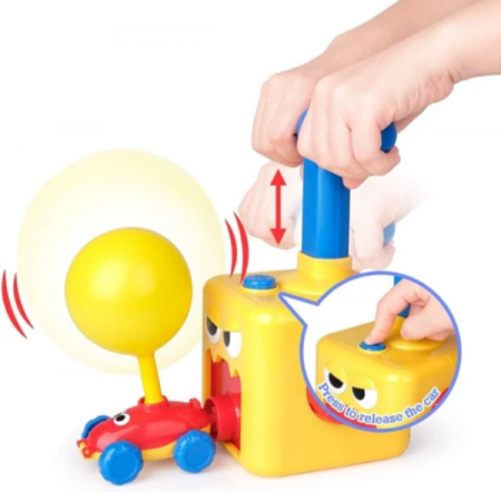 Jucarie interactiva - Set Masinuta lansator cu pompa de baloane. [5]