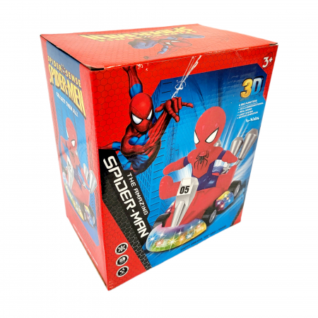 Jucarie Karting Spiderman cu sunete si lumini efect 3D [3]