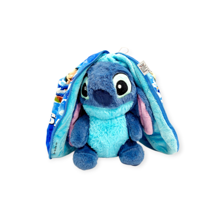 Jucarie Lilo Stitch de plus 2 in 1, se transforma in bila, 25 cm [2]