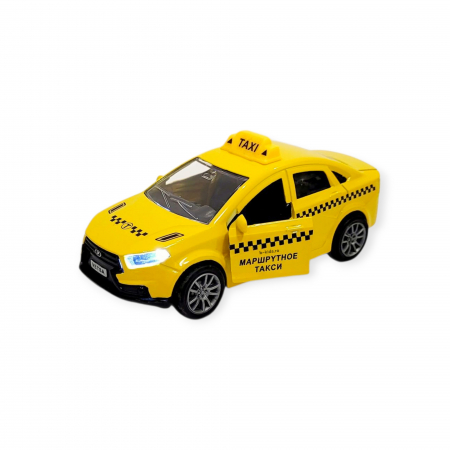 Jucarie masinuta Taxi modern din metal cu sunete si lumini [3]
