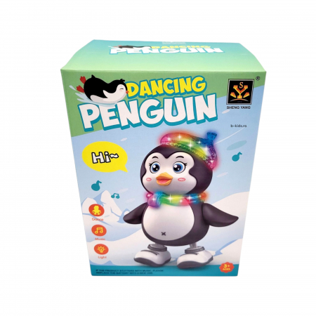 Jucarie Pinguin Dansatoar, Dancing Penguin, lumineaza, danseaza, canta. [1]