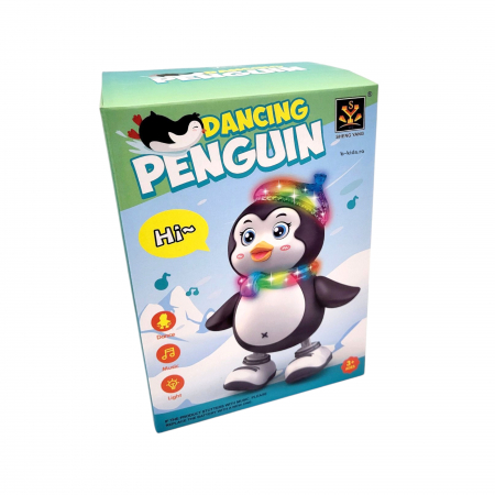 Jucarie Pinguin Dansatoar, Dancing Penguin, lumineaza, danseaza, canta. [3]