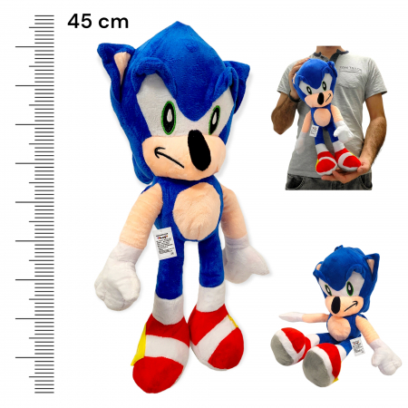 Jucarie plus - Sonic - aricul, mare, 45 cm. [1]
