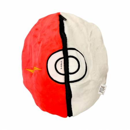 Jucarie Pokemon de plus 2 in 1, se transforma in bila, rosie, 25 cm [2]