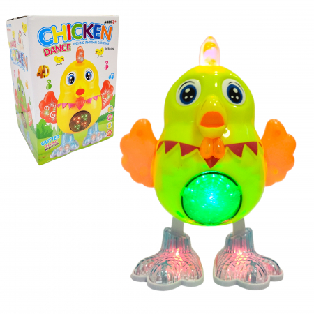 Jucarie Pui Dansator, Chicken Dance, lumineaza, danseaza, canta. [4]