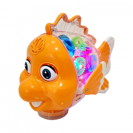 Jucarie Pestisor, Gear Fish, lumineaza, merge, canta. [6]