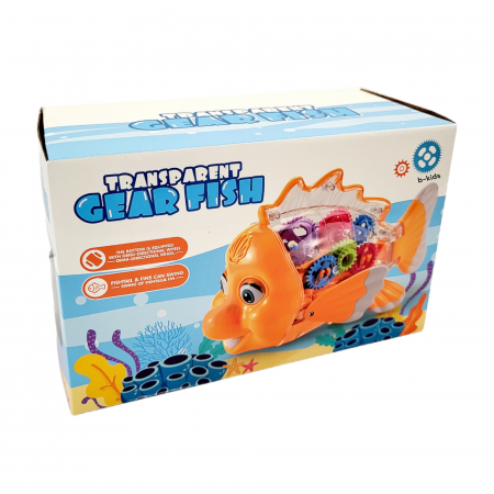 Jucarie Pestisor, Gear Fish, lumineaza, merge, canta. [3]