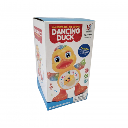 Jucarie Rata Dansatoare, Dancing Duck, lumineaza, danseaza, canta. [3]