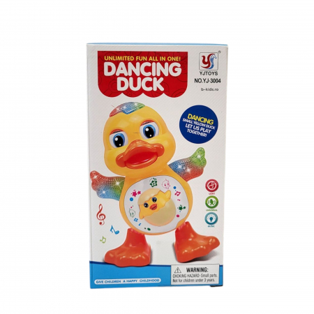 Jucarie Rata Dansatoare, Dancing Duck, lumineaza, danseaza, canta. [5]
