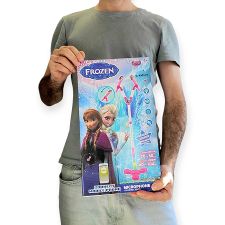 Jucarie - Set Dublu Microfoane Frozen – Karaoke cu Elsa și Anna [2]
