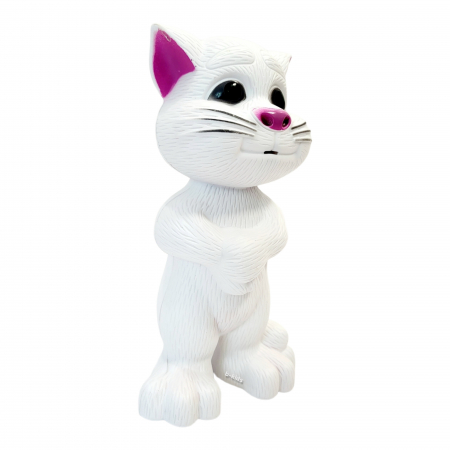 Jucarie interactiva Talking Angela, pisicuta vorbareta, repeta tot ce aude [1]