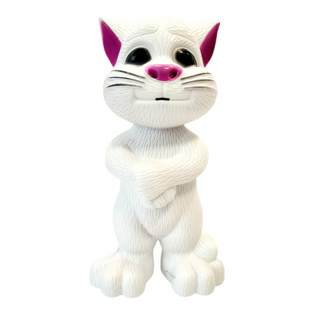 Jucarie interactiva Talking Angela, pisicuta vorbareta, repeta tot ce aude [4]