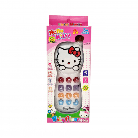 Jucarie Telefon mobil - Hello Kitty, cu 12 Melodii si Taste Luminoase [1]
