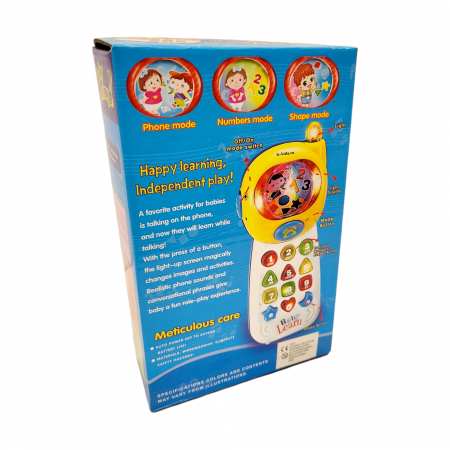 Jucarie Telefon mobil - Baby Learn, cu Melodii si Taste Luminoase [2]