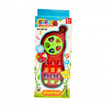 Jucarie Telefon mobil - Baby, cu 12 Melodii si Taste Luminoase [1]