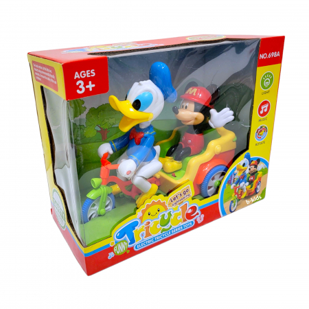 Jucarie "Tricycle" Donald si Mickey Mouse cu sunet si lumini! [5]