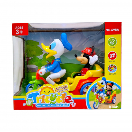 Jucarie "Tricycle" Donald si Mickey Mouse cu sunet si lumini! [3]