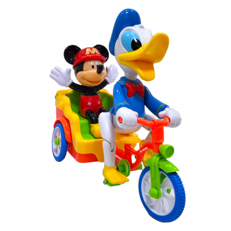 Jucarie "Tricycle" Donald si Mickey Mouse cu sunet si lumini! [2]