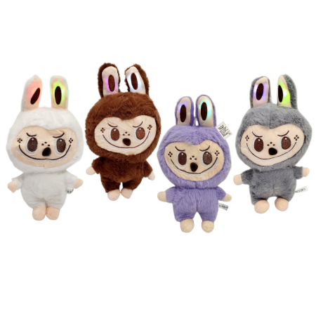 Plusuri - jucarie Labubu plus mic muzical si cu lumini, 28 cm