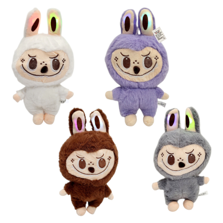 jucarie Labubu plus mic muzical si cu lumini, 28 cm [2]