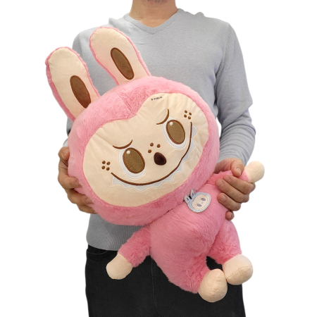 Jucarie Labubu plus muzical si cu lumini, mare, 60 cm [2]