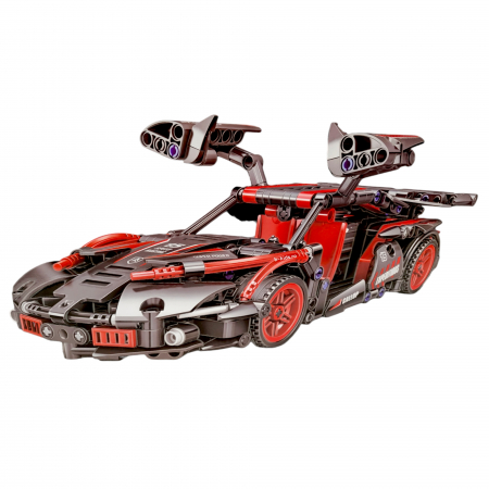 Set contructie tip Lego mare - Techniqee - Hyper Car, 525 piese [5]