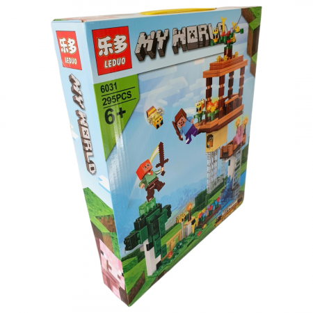 Set de constructie mare , MyWorld of Minecraft , 295 piese. [1]