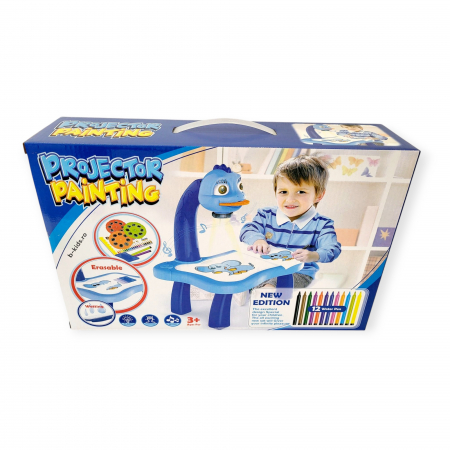 Masa desen educationala cu proiector, albastra [6]
