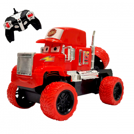 Masinuta de jucarie cu telecomanda, Fulger - McQueen, camion tip Off Road Vehicle, Cars, Rosie [1]