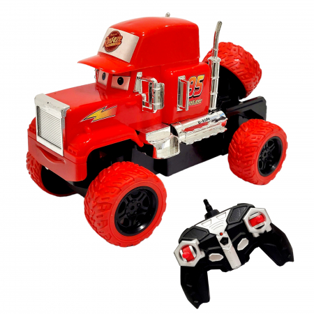Masinuta de jucarie cu telecomanda, Fulger - McQueen, camion tip Off Road Vehicle, Cars, Rosie [7]