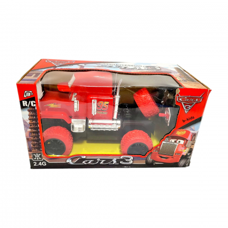 Masinuta de jucarie cu telecomanda, Fulger - McQueen, camion tip Off Road Vehicle, Cars, Rosie [4]