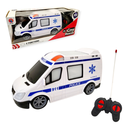 Masinute telecomanda - Masina de politie cu telecomanda, intervenții, dubita