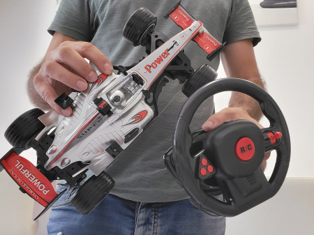 Masina mare de jucarie cu telecomanda volan, Formula 1 [3]
