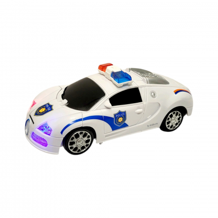 Masina Politie Transformers in robot, cu sunete si lumini, 2 in 1 [2]