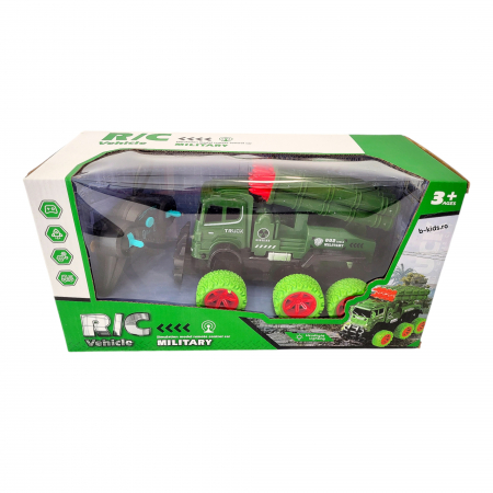 Masinuta armata cu telecomanda si acumulator, Military Truck [4]