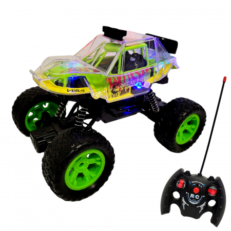 Masinuta cu telecomanda si suspenie, Off Rood 4x4, jeep [1]