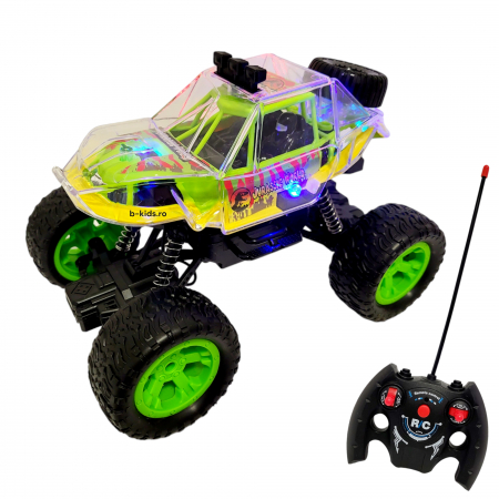 Masinuta cu telecomanda si suspenie, Off Rood 4x4, jeep [5]