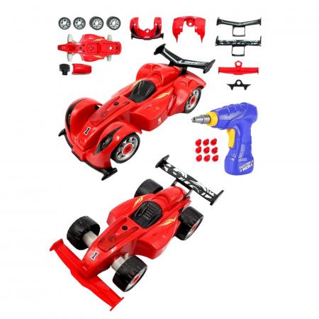 Masinuta de ansamblat Formula 1, cu bormasina electrica [1]